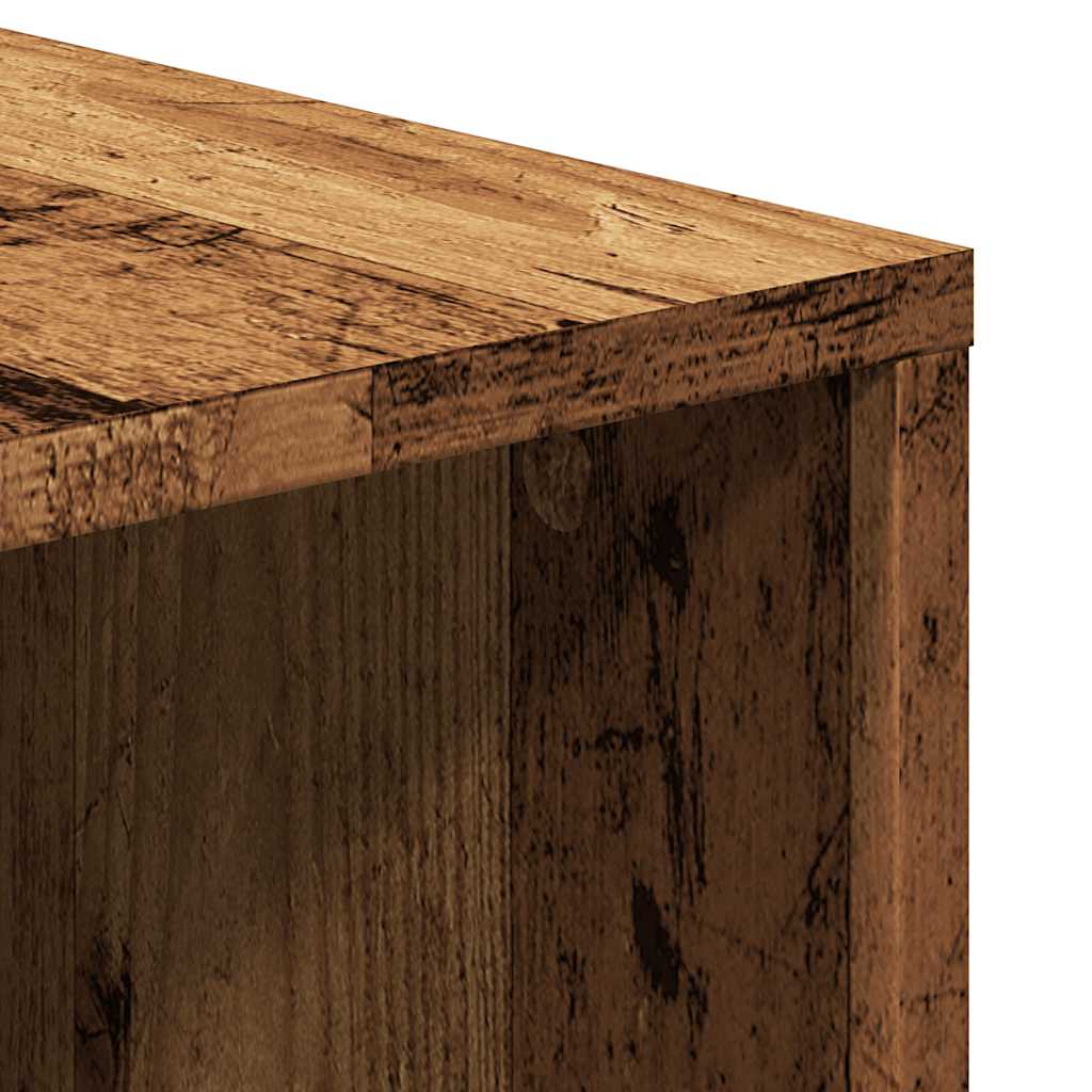 Meuble TV vieux bois 130x35x50 cm bois d'ingénierie - XIOS