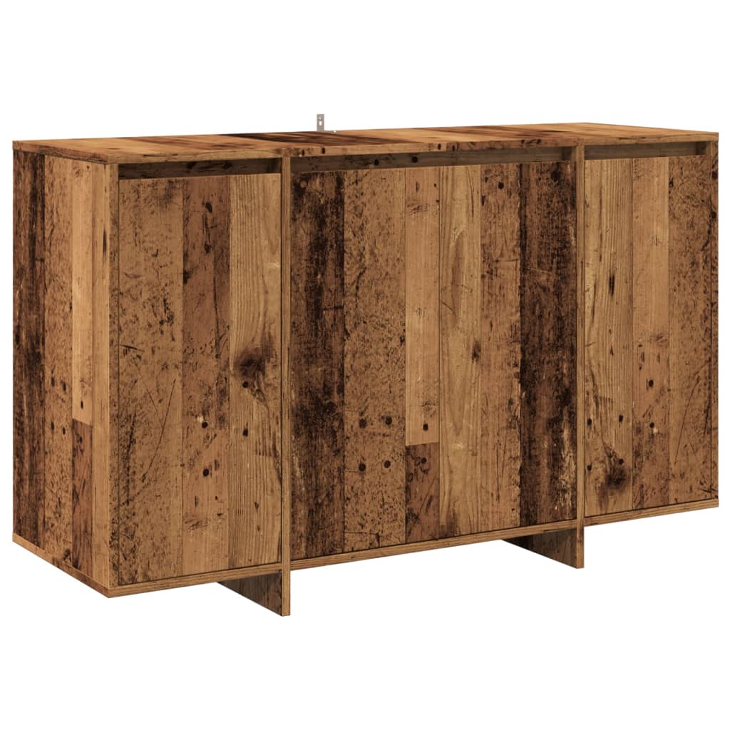 Buffet vieux bois 120x41x75 cm bois d'ingénierie - XIOS