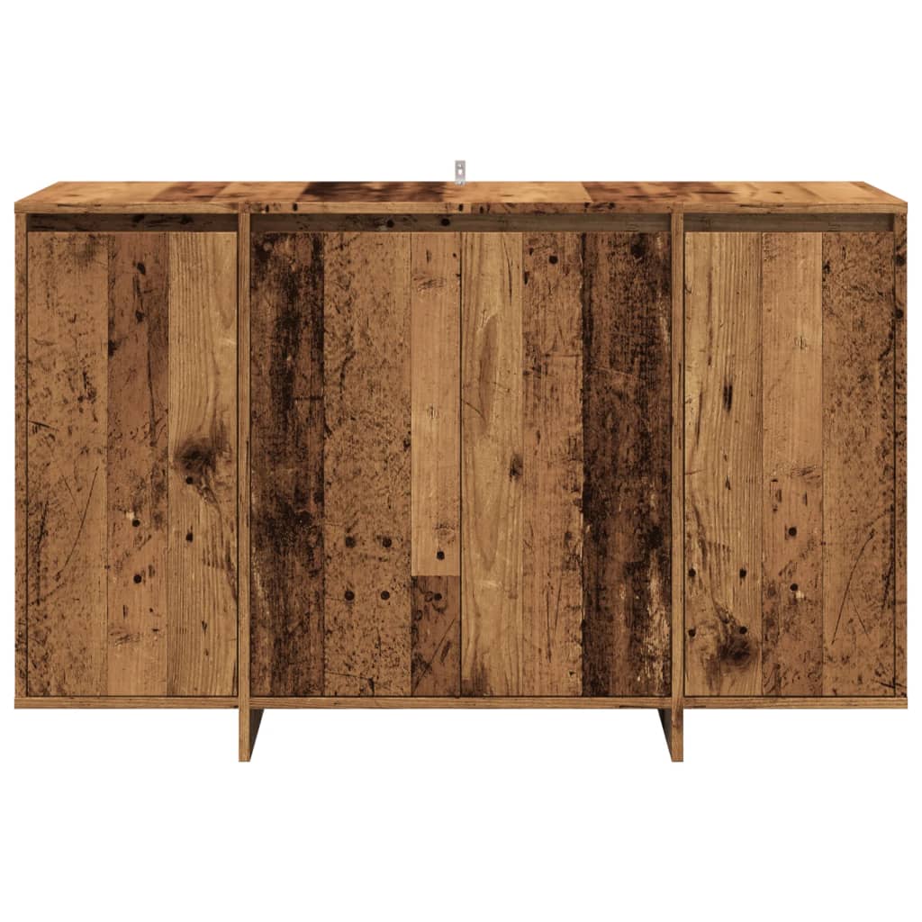 Buffet vieux bois 120x41x75 cm bois d'ingénierie - XIOS