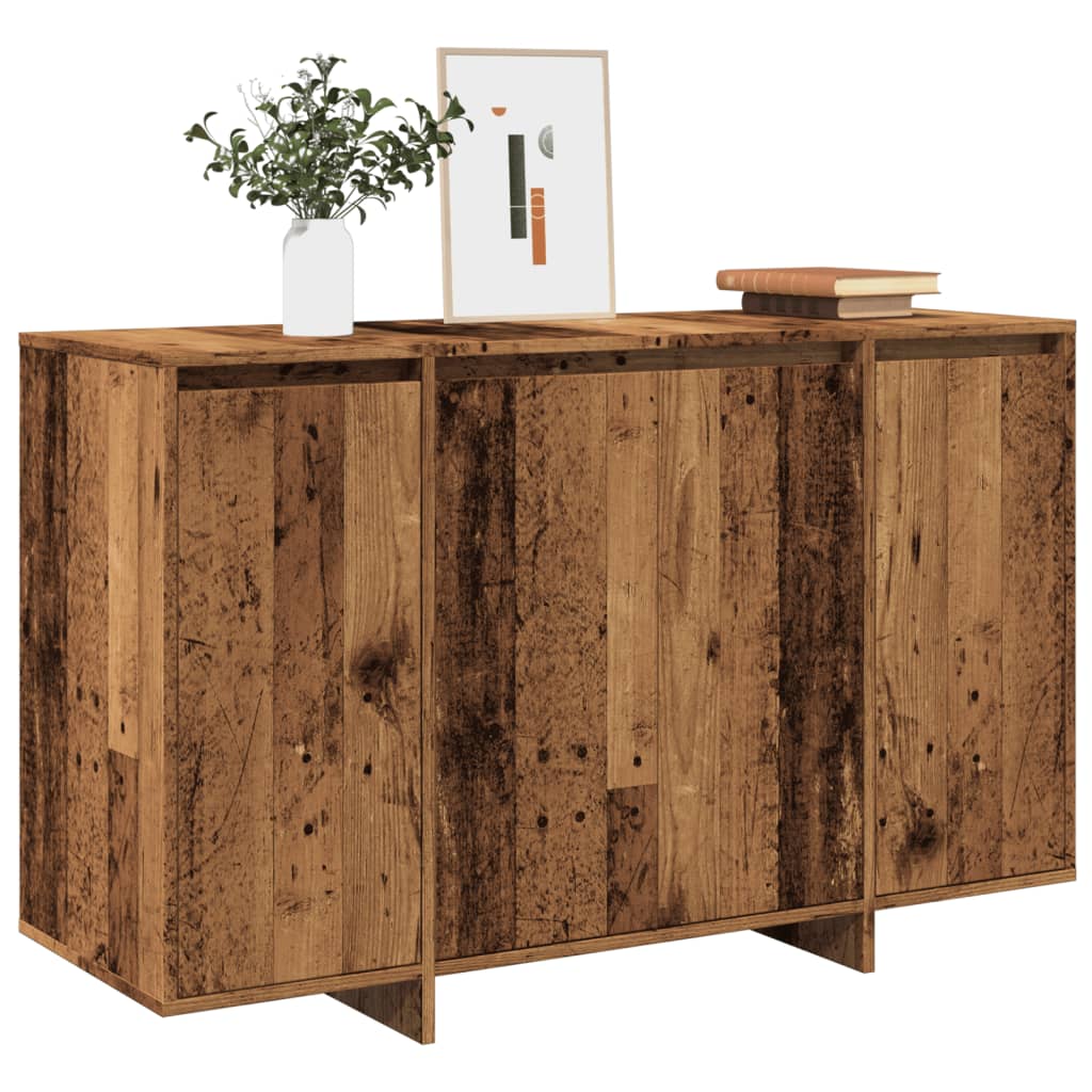 Buffet vieux bois 120x41x75 cm bois d'ingénierie - XIOS