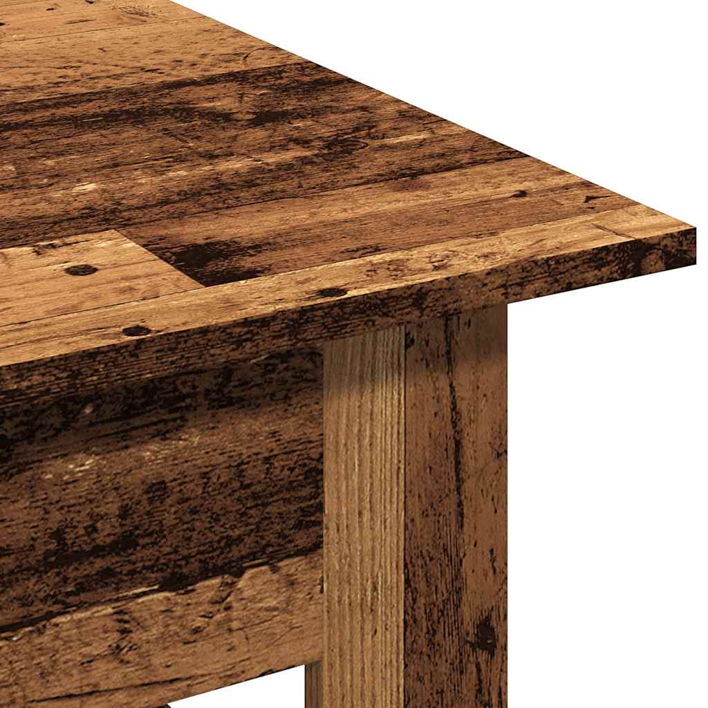 Table basse vieux bois 102x55x42 cm bois d'ingénierie - XIOS