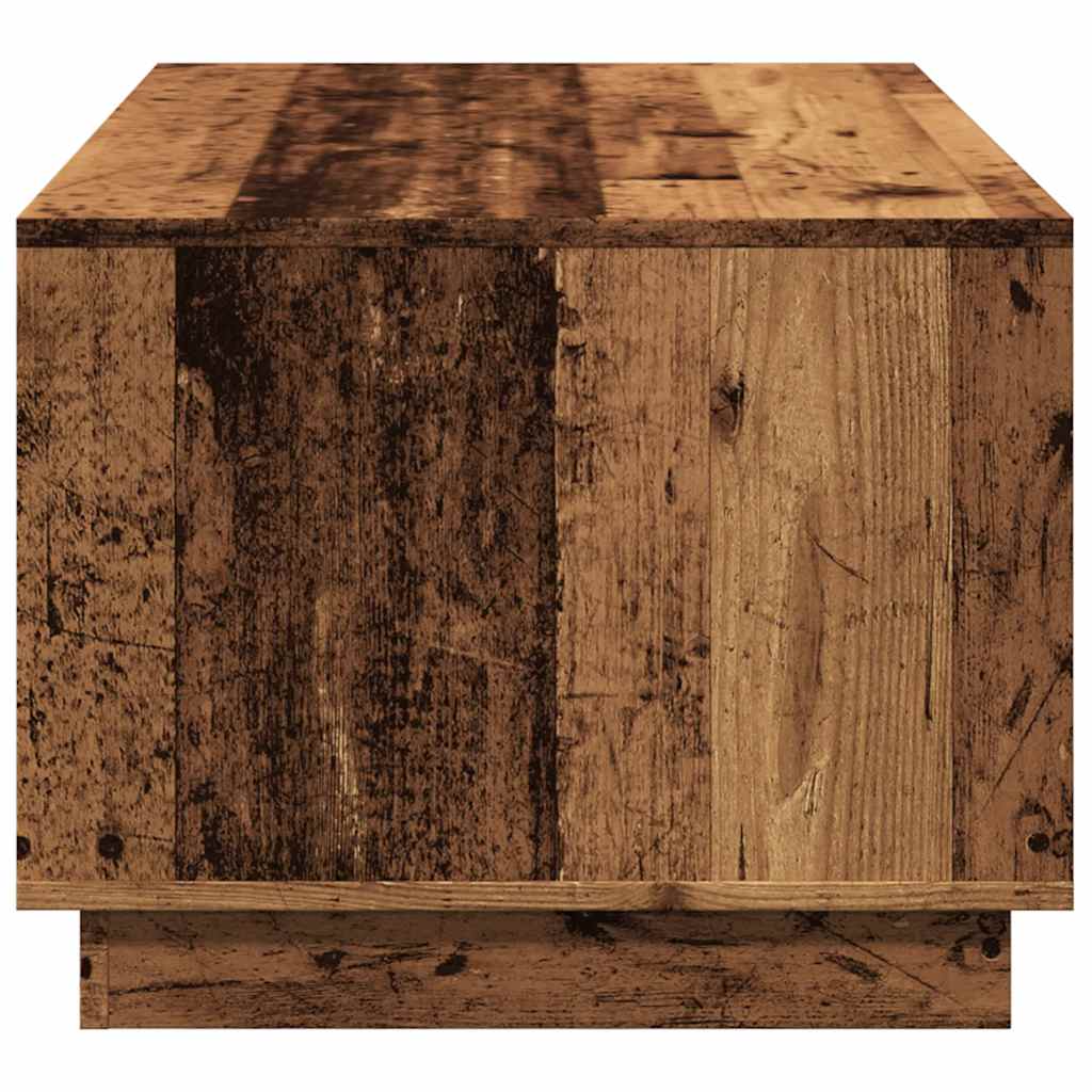 Table basse vieux bois 102x55x43 cm bois d'ingénierie - XIOS