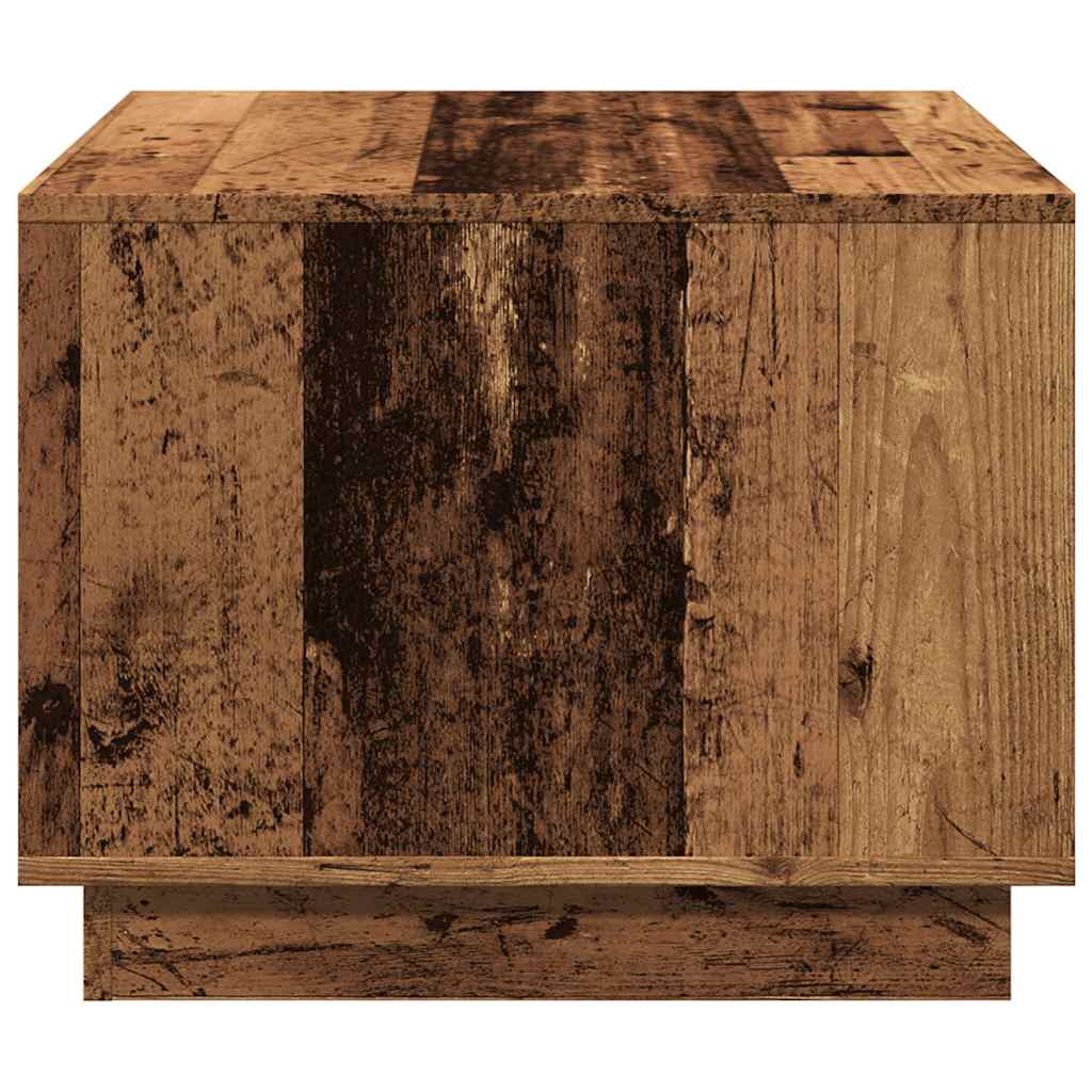 Table basse vieux bois 55x55x42 cm bois d'ingénierie - XIOS