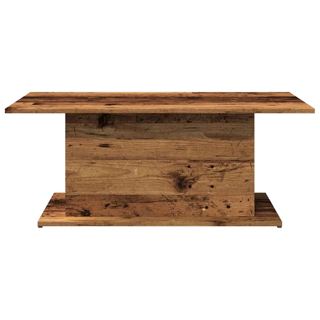 Table basse vieux bois 102x55,5x40 cm bois d'ingénierie - XIOS