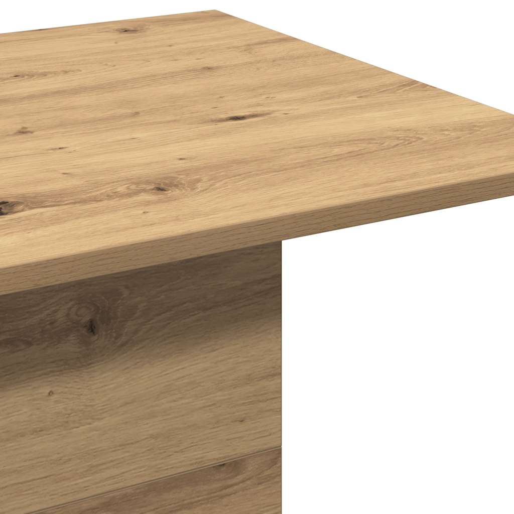 Table basse chêne artisanal 102x55,5x40 cm bois d'ingénierie - XIOS