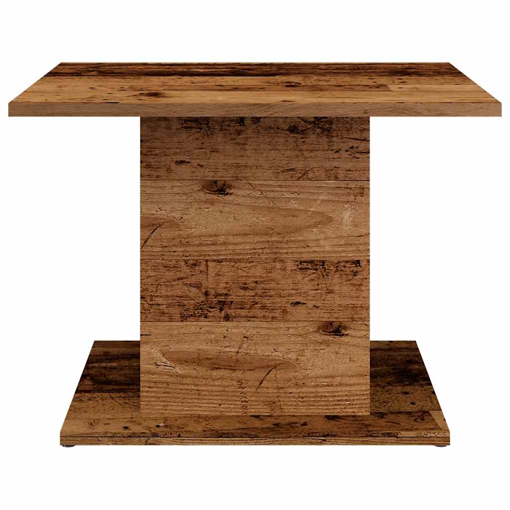 Table basse vieux bois 55,5x55,5x40 cm bois d'ingénierie - XIOS
