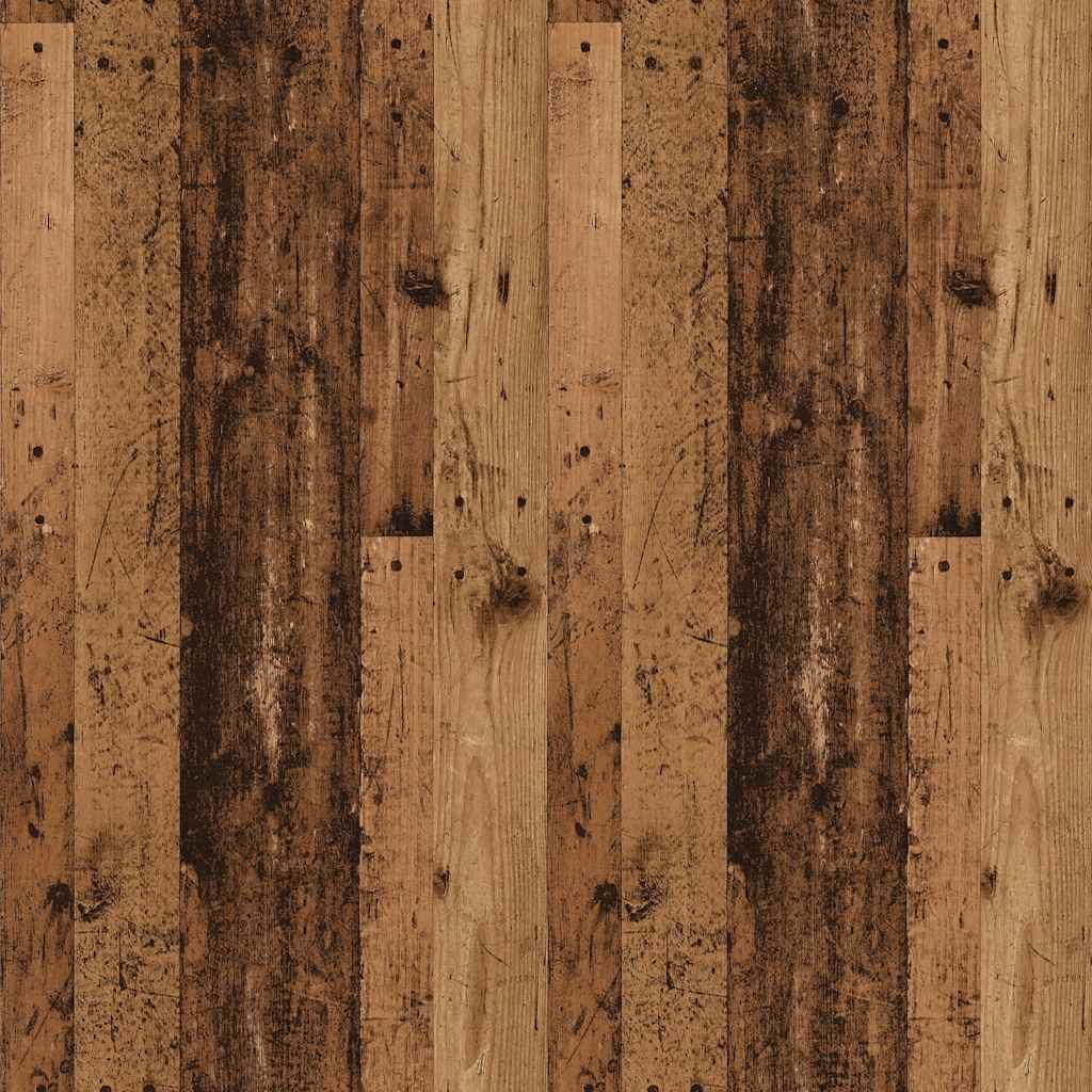 Table basse vieux bois 55,5x55,5x40 cm bois d'ingénierie - XIOS