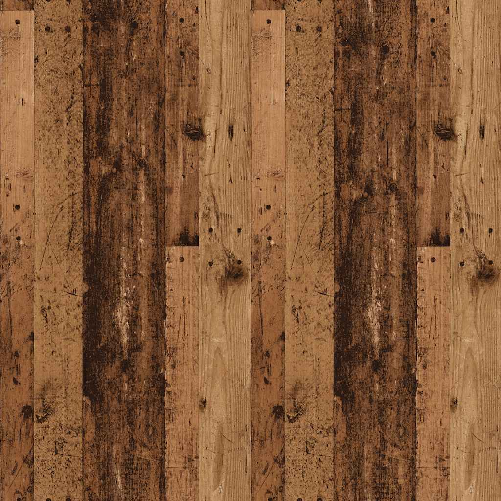 Bibliothèque/Cloison de séparation vieux bois 40x30x198 cm - XIOS