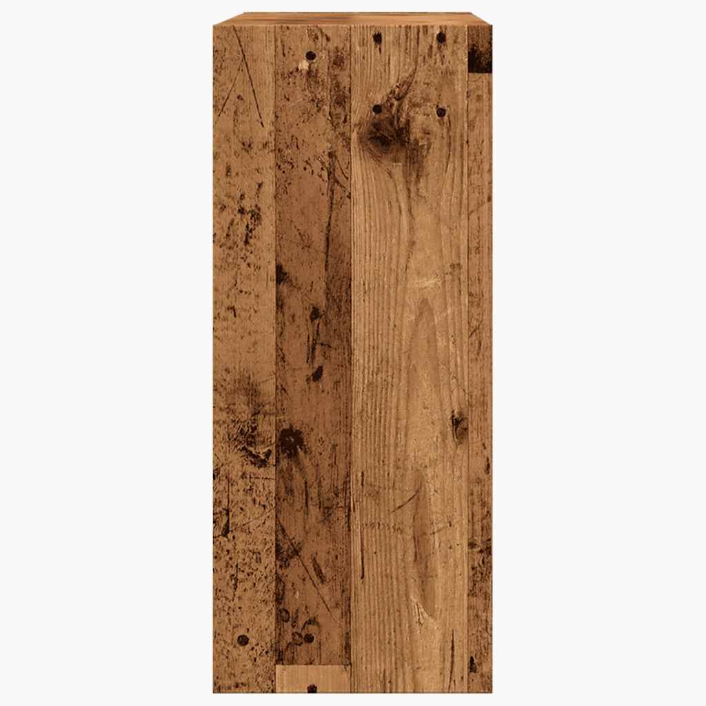 Bibliothèque/Séparateur de pièce vieux bois 80x30x72 cm - XIOS