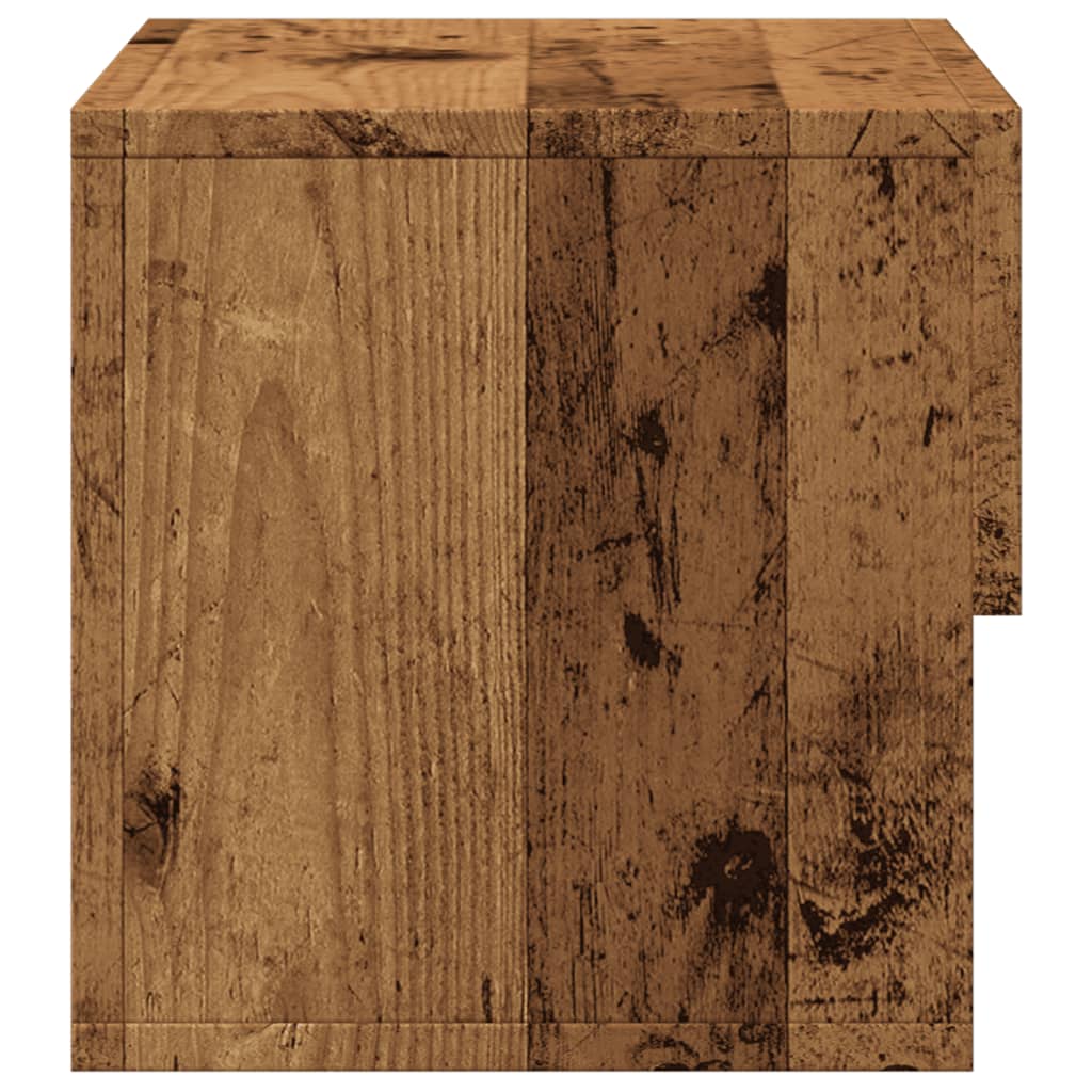 Tables de chevet murales 2 pcs vieux bois - XIOS