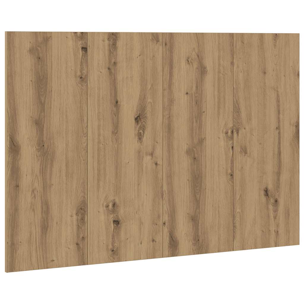 Tête de lit chêne artisanal 120x1,5x80 cm bois d'ingénierie - XIOS