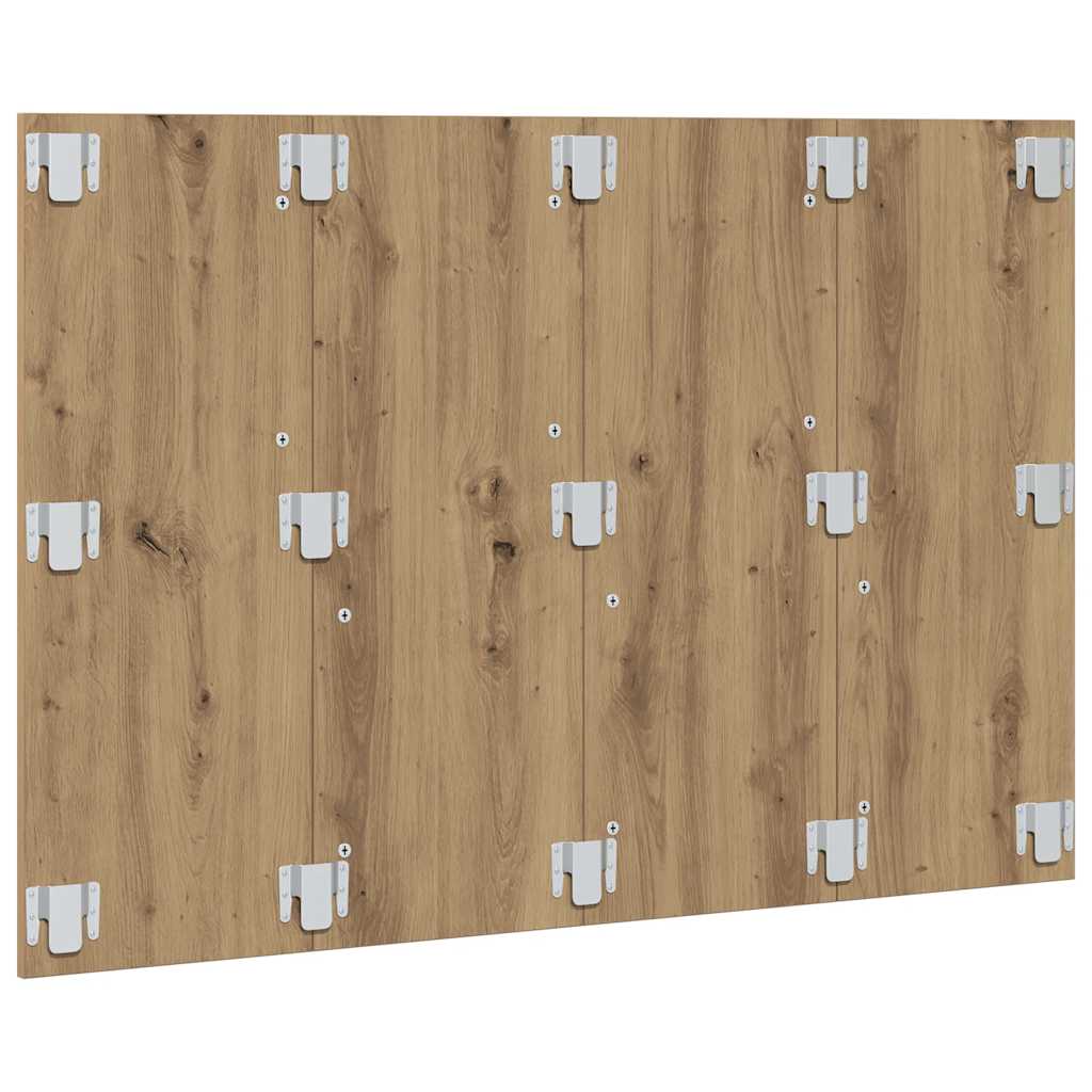 Tête de lit chêne artisanal 120x1,5x80 cm bois d'ingénierie - XIOS