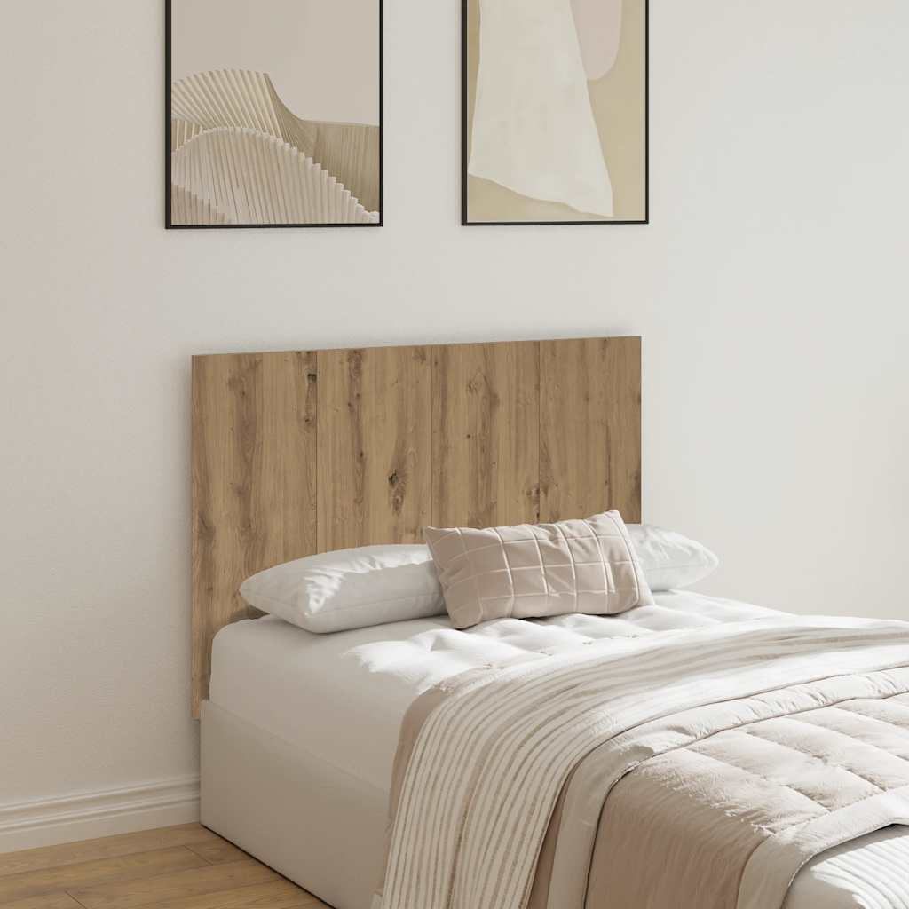 Tête de lit chêne artisanal 120x1,5x80 cm bois d'ingénierie - XIOS