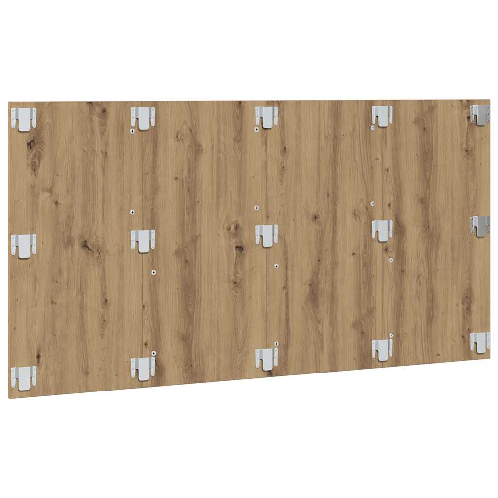 Tête de lit chêne artisanal 160x1,5x80 cm bois d'ingénierie