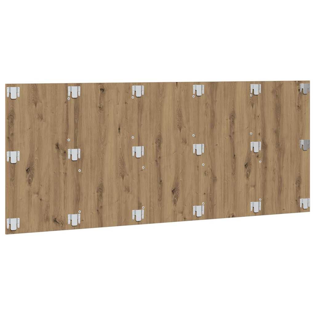 Tête de lit chêne artisanal 200x1,5x80 cm bois d'ingénierie - XIOS