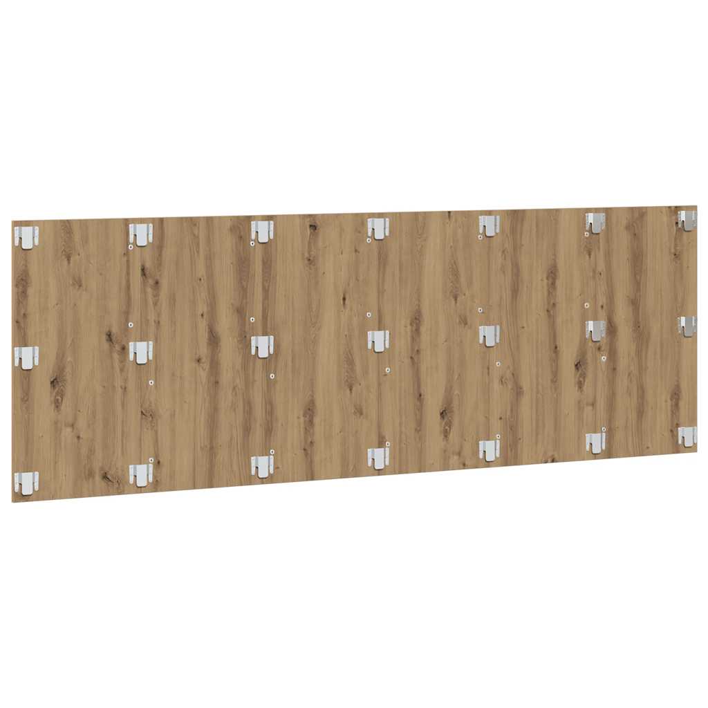 Tête de lit murale chêne artisanal bois d'ingénierie - XIOS