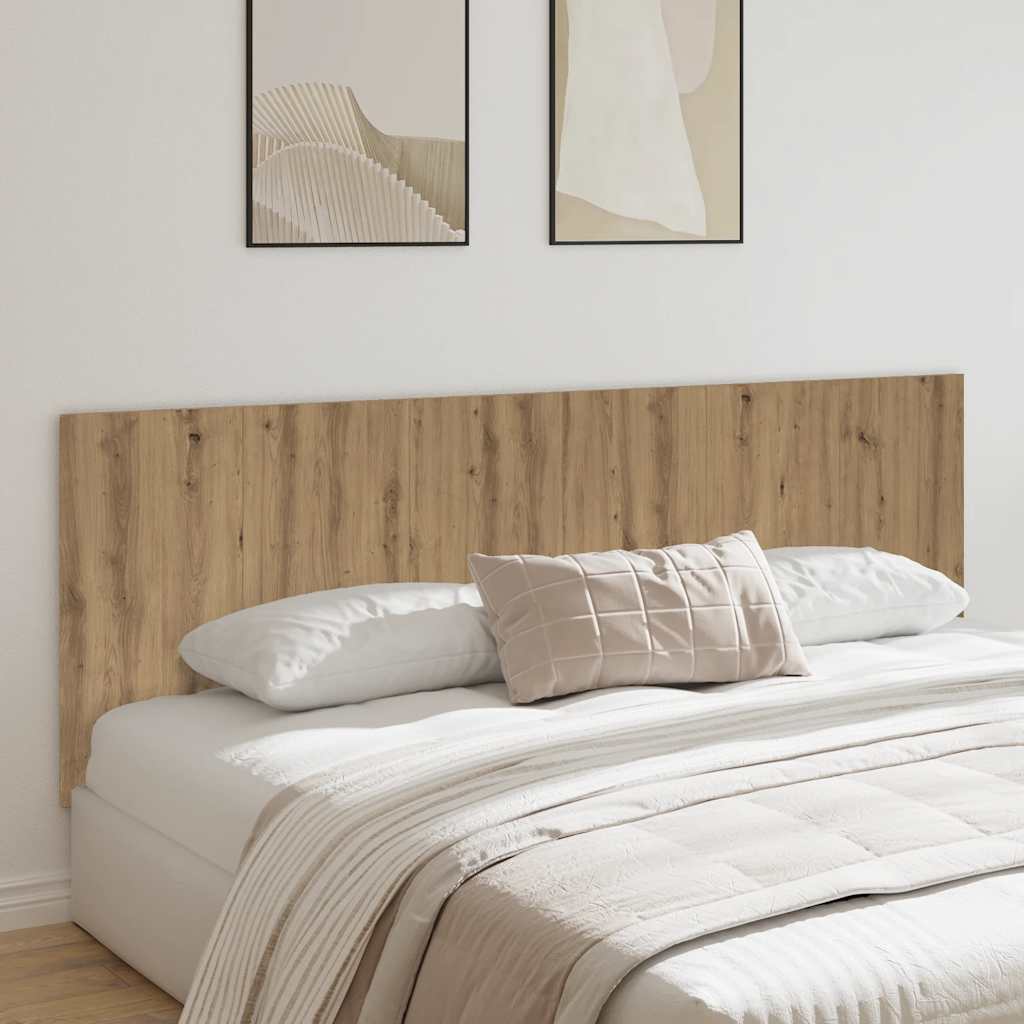 Tête de lit murale chêne artisanal bois d'ingénierie - XIOS