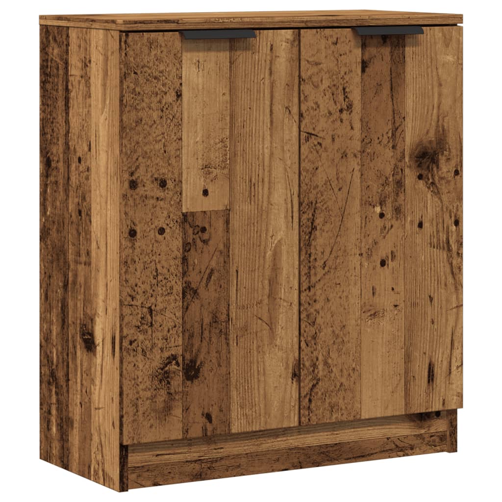 Buffet vieux bois 60x30x70 cm bois d'ingénierie - XIOS