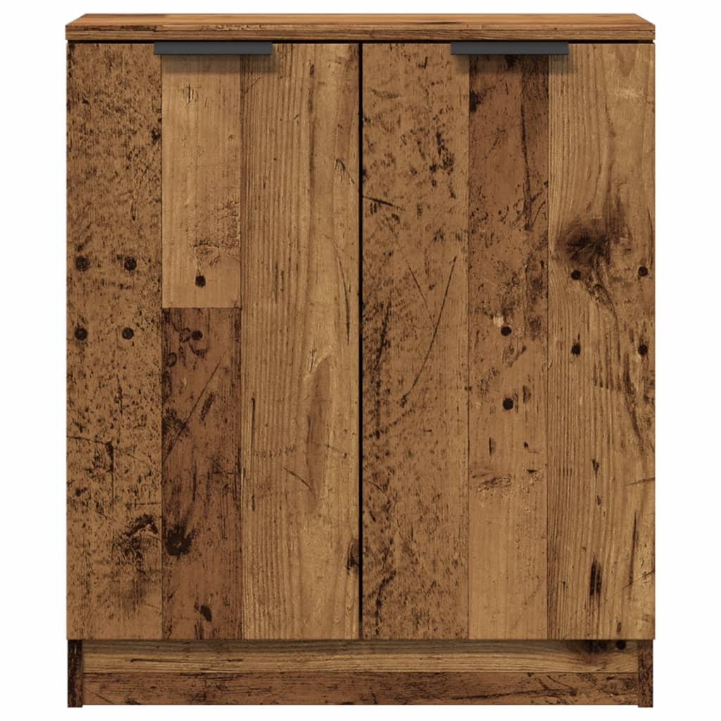 Buffet vieux bois 60x30x70 cm bois d'ingénierie - XIOS
