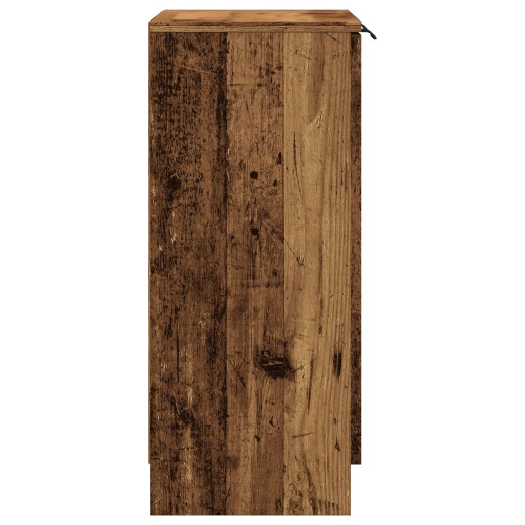 Buffet vieux bois 60x30x70 cm bois d'ingénierie - XIOS