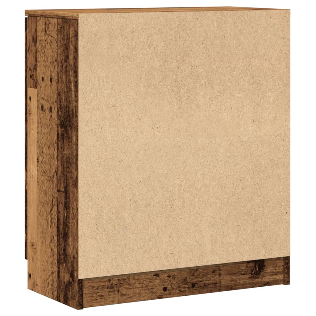 Buffet vieux bois 60x30x70 cm bois d'ingénierie - XIOS