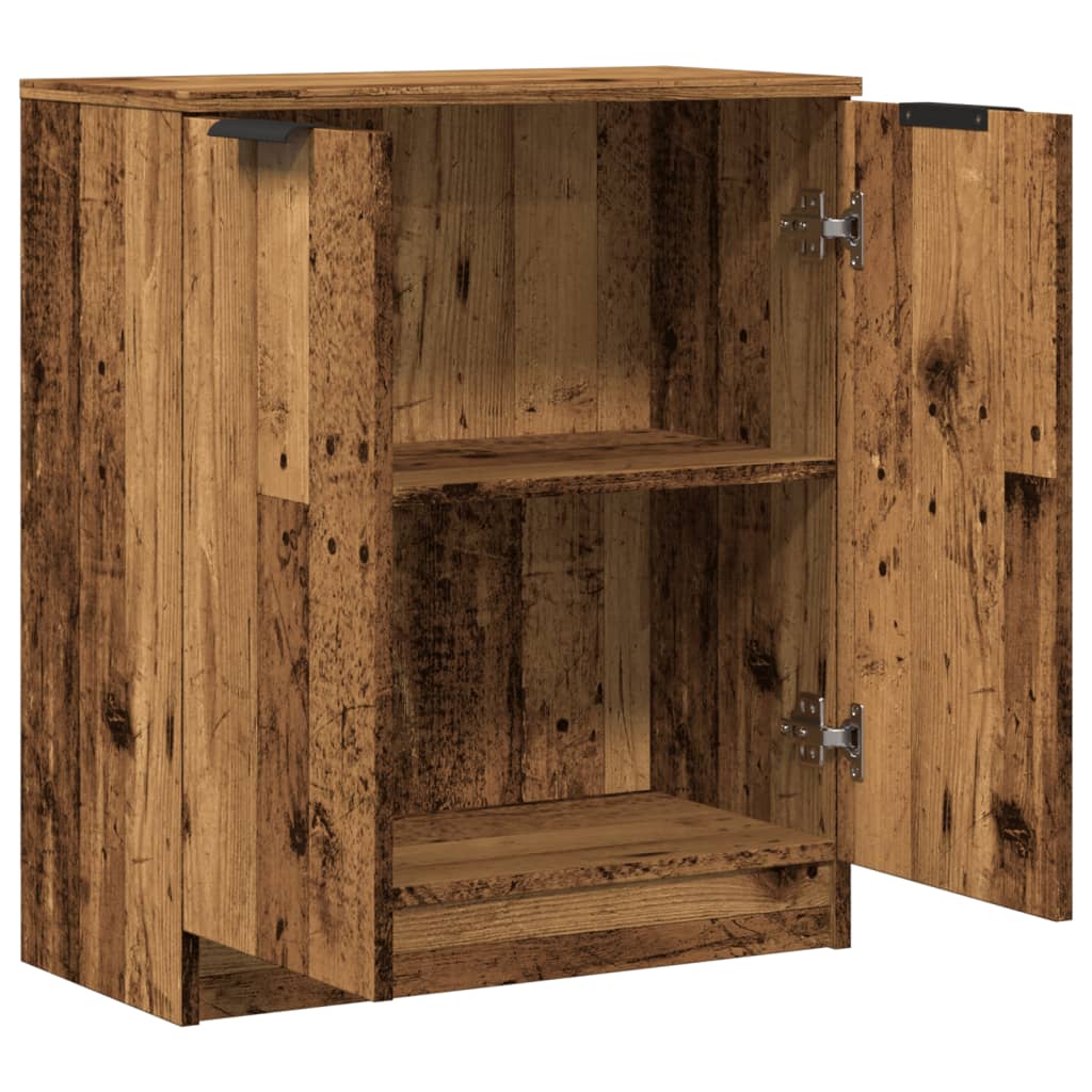 Buffet vieux bois 60x30x70 cm bois d'ingénierie - XIOS
