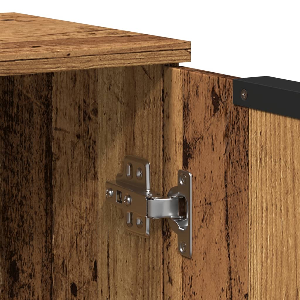 Buffet vieux bois 60x30x70 cm bois d'ingénierie - XIOS