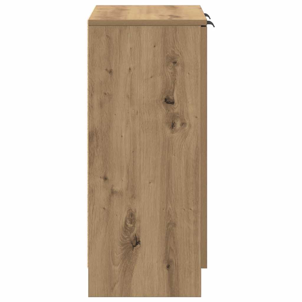 Buffet chêne artisanal 60x30x70 cm bois d'ingénierie - XIOS