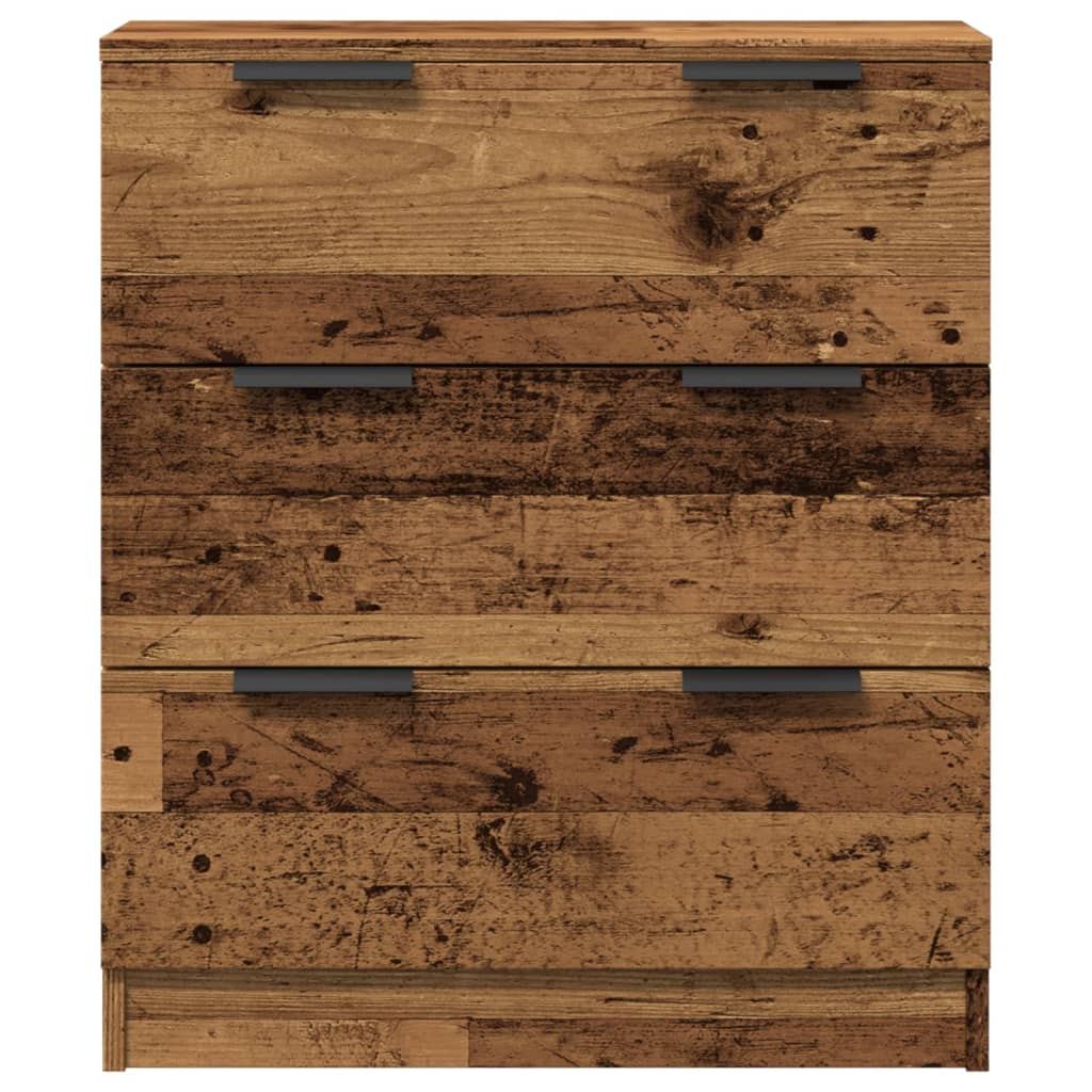 Buffet vieux bois 60x30x70 cm bois d'ingénierie - XIOS