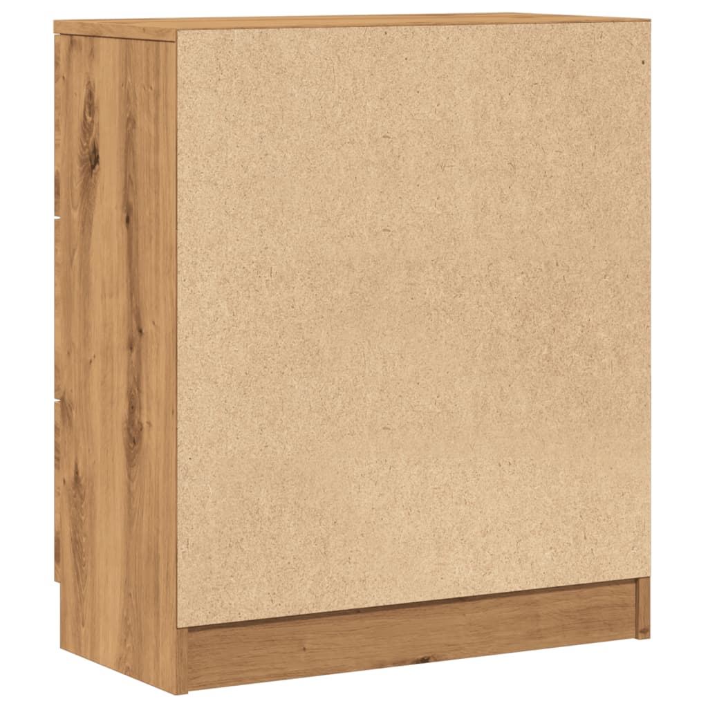 Buffet chêne artisanal 60x30x70 cm bois d'ingénierie - XIOS