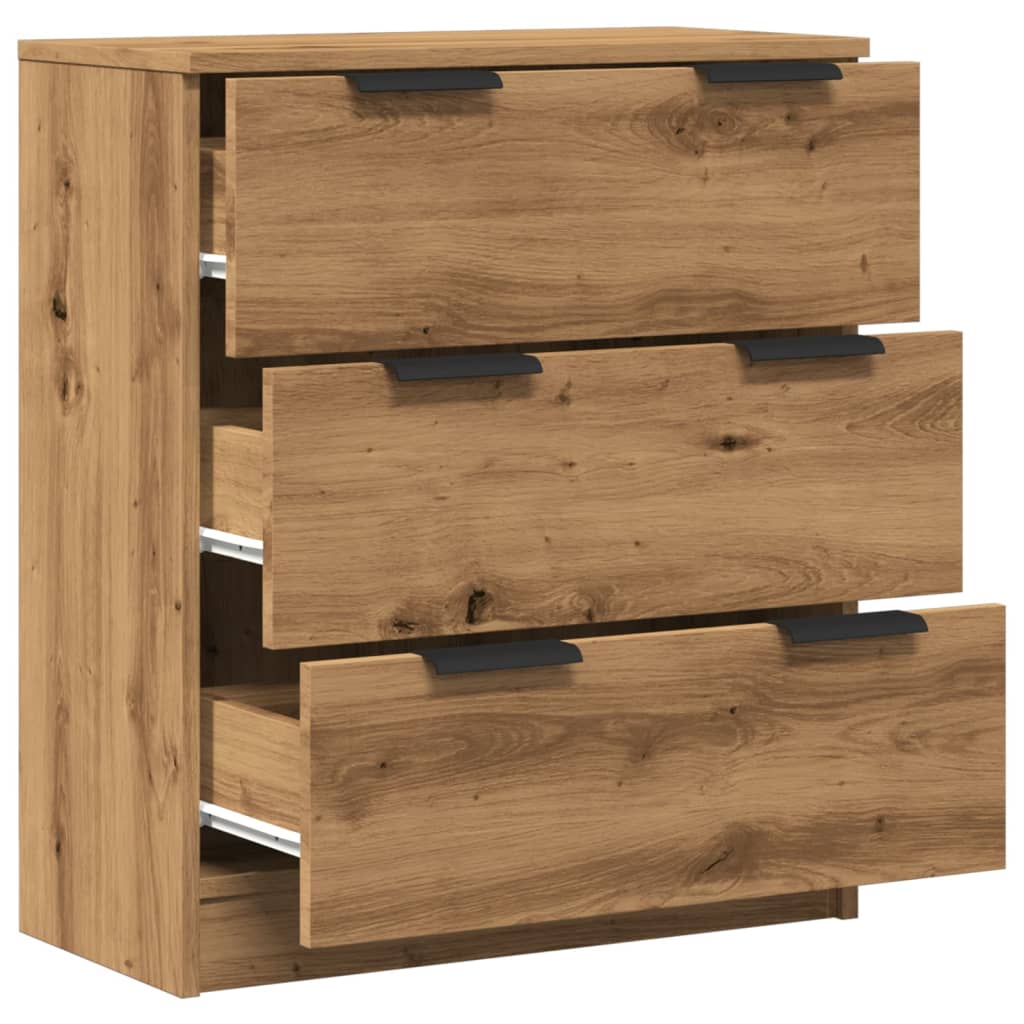 Buffet chêne artisanal 60x30x70 cm bois d'ingénierie - XIOS