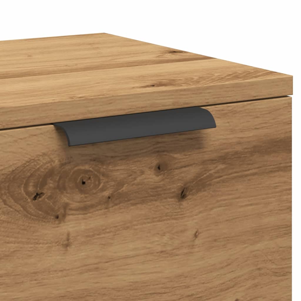 Buffet chêne artisanal 60x30x70 cm bois d'ingénierie - XIOS