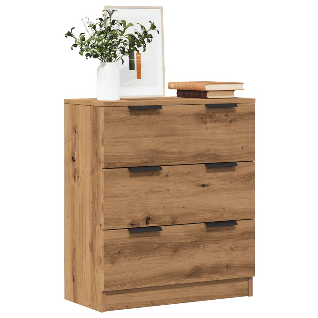 Buffet chêne artisanal 60x30x70 cm bois d'ingénierie - XIOS