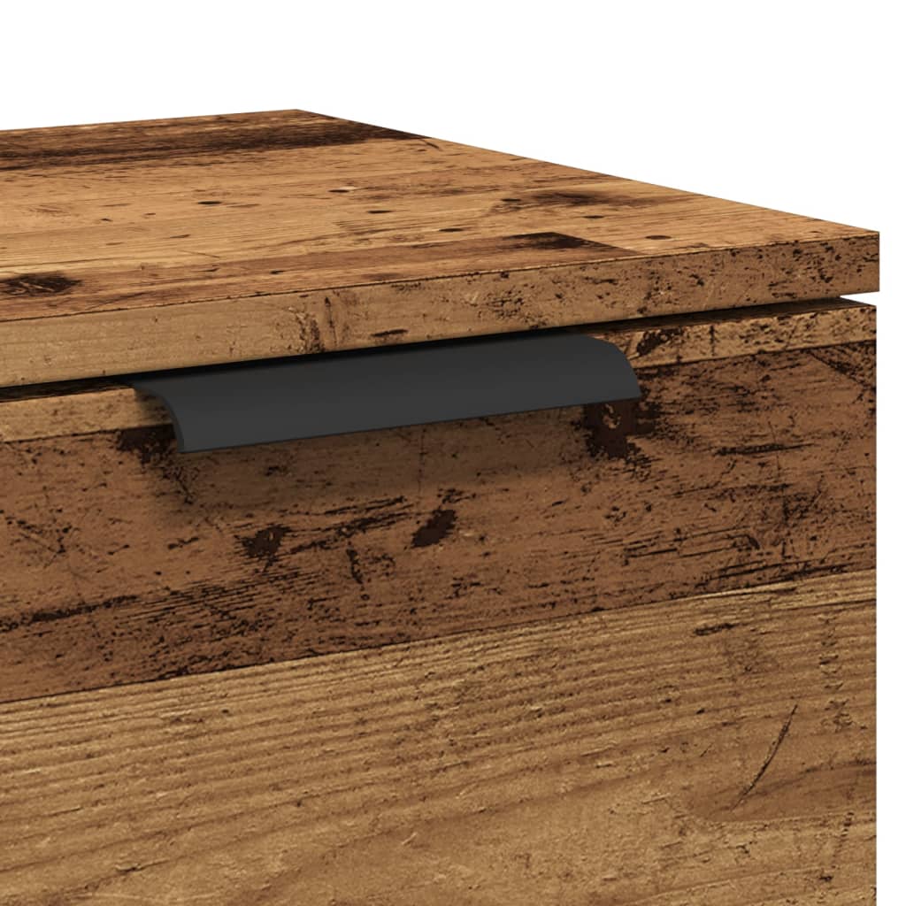 Buffet vieux bois 60x30x70 cm bois d'ingénierie - XIOS