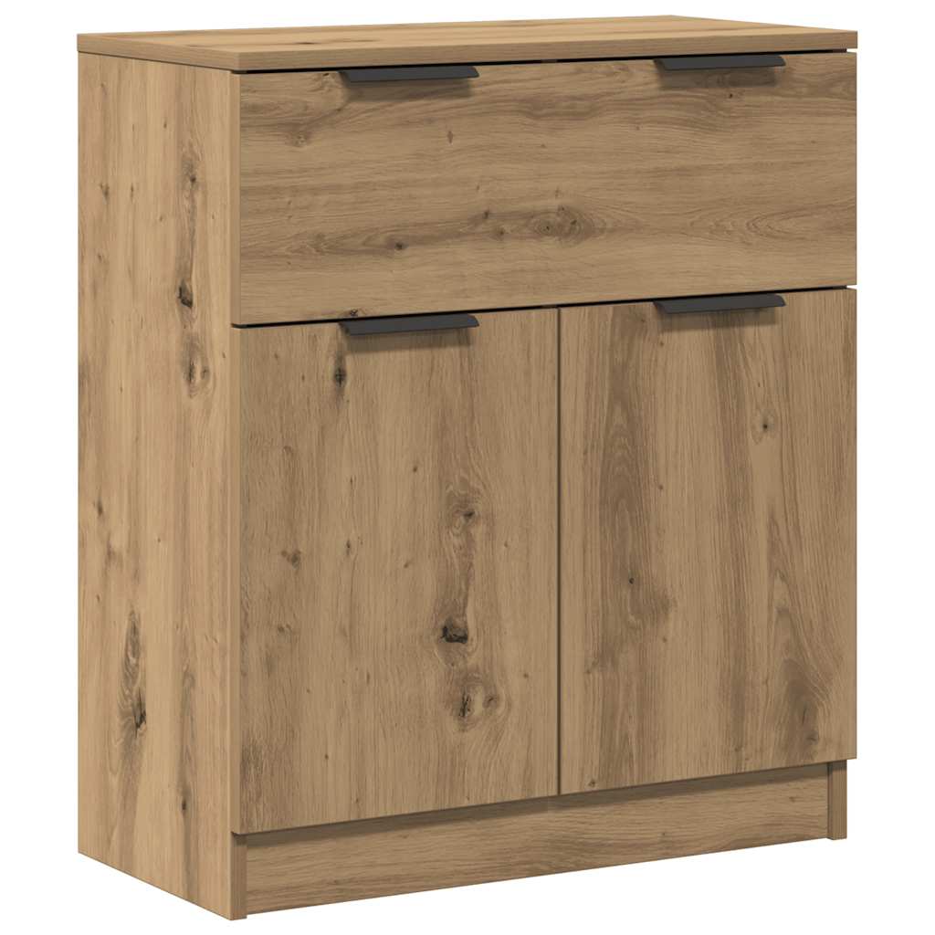 Buffet chêne artisanal 60x30x70 cm bois d'ingénierie - XIOS