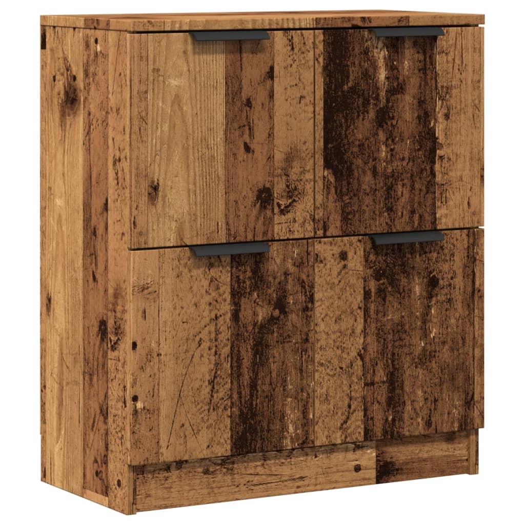Buffet vieux bois 60x30x70 cm bois d'ingénierie - XIOS