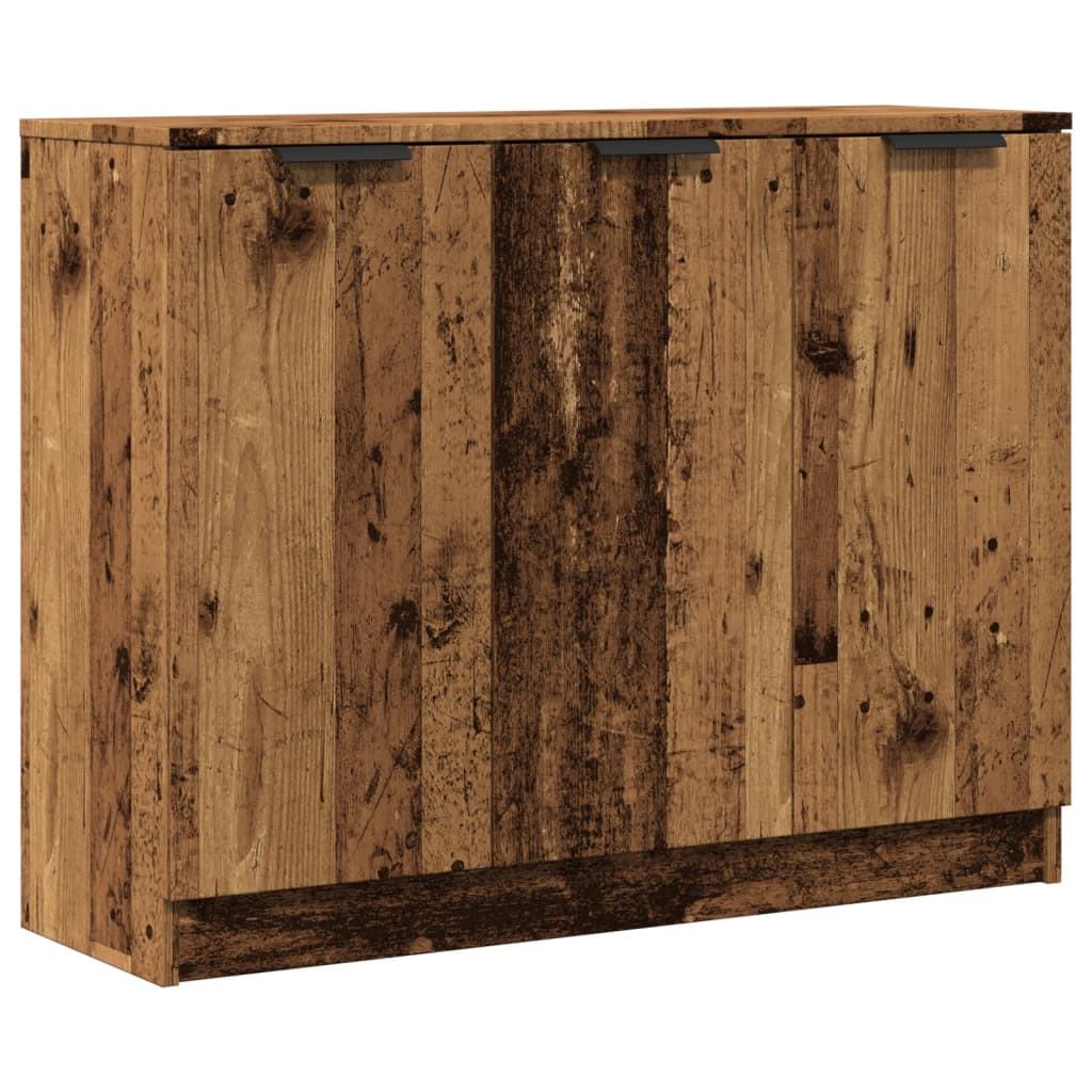 Buffet vieux bois 90,5x30x70 cm bois d'ingénierie - XIOS
