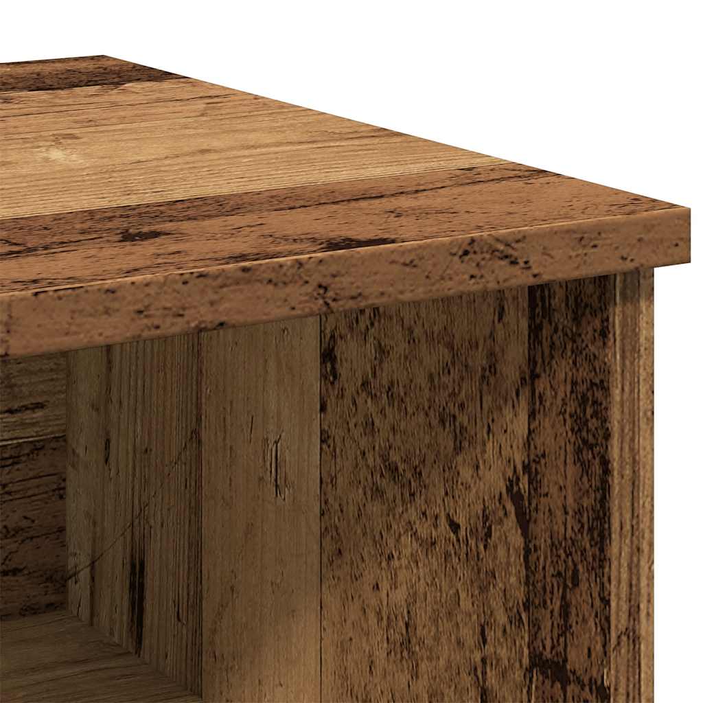 Tables de chevet 2 pcs vieux bois 40x36x65 cm bois d'ingénierie - XIOS