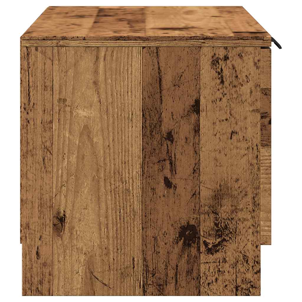 Meubles TV 2 pcs vieux bois 80x35x36,5 cm bois d'ingénierie - XIOS