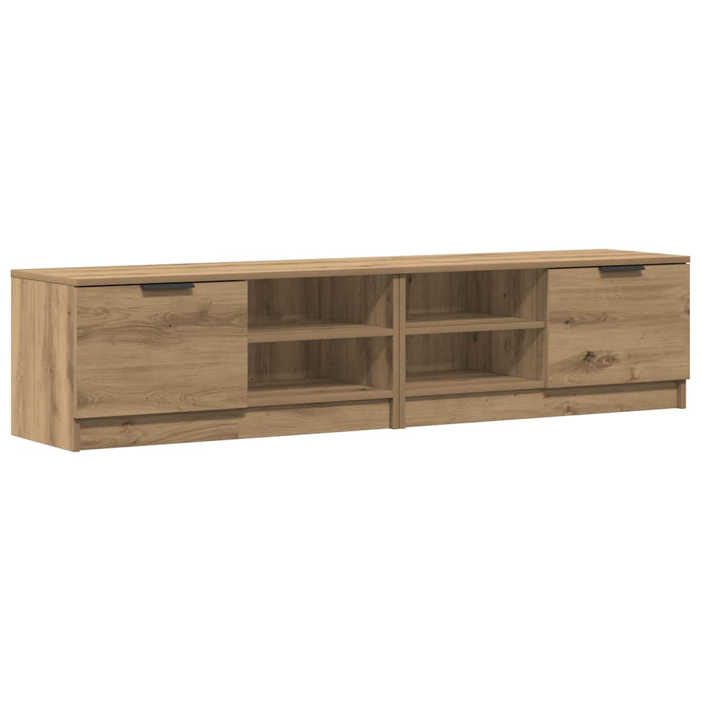 Meubles TV 2 pcs chêne artisanal 80x35x36,5cm bois d'ingénierie - XIOS