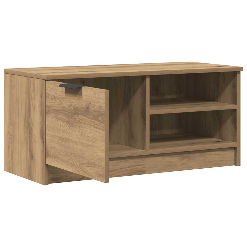 Meubles TV 2 pcs chêne artisanal 80x35x36,5cm bois d'ingénierie - XIOS
