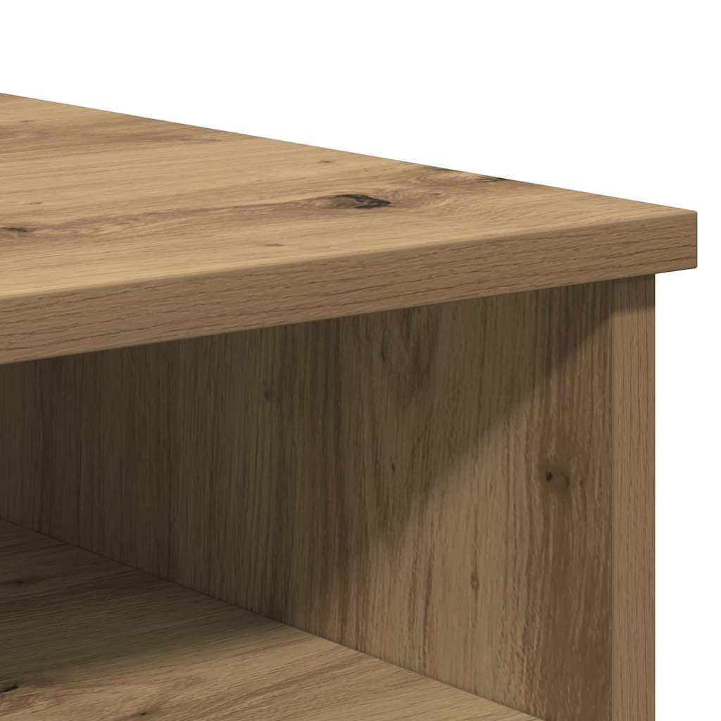 Meubles TV 2 pcs chêne artisanal 80x35x36,5cm bois d'ingénierie - XIOS