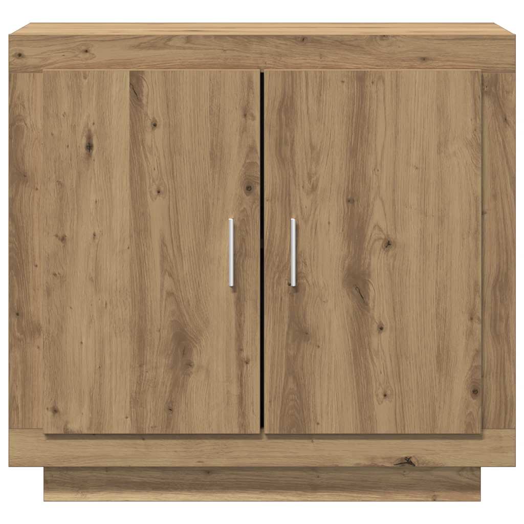 Buffet chêne artisanal 80x40x75 cm bois d'ingénierie - XIOS