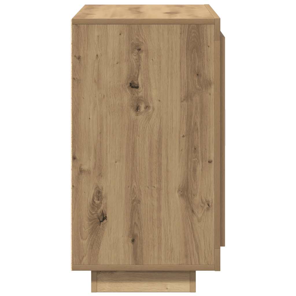 Buffet chêne artisanal 80x40x75 cm bois d'ingénierie - XIOS