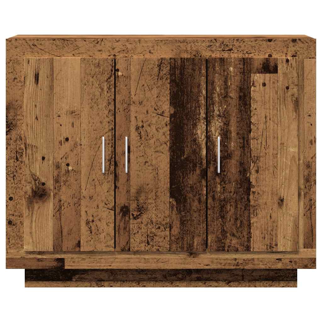 Buffet vieux bois 92x35x75 cm bois d'ingénierie - XIOS