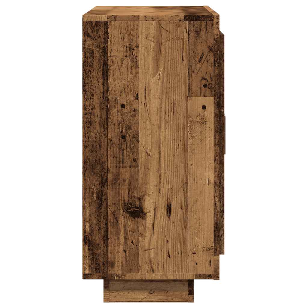 Buffet vieux bois 92x35x75 cm bois d'ingénierie - XIOS