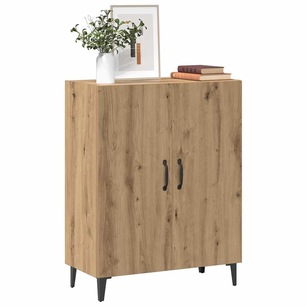 Buffet chêne artisanal 70x34x90 cm bois d'ingénierie - XIOS
