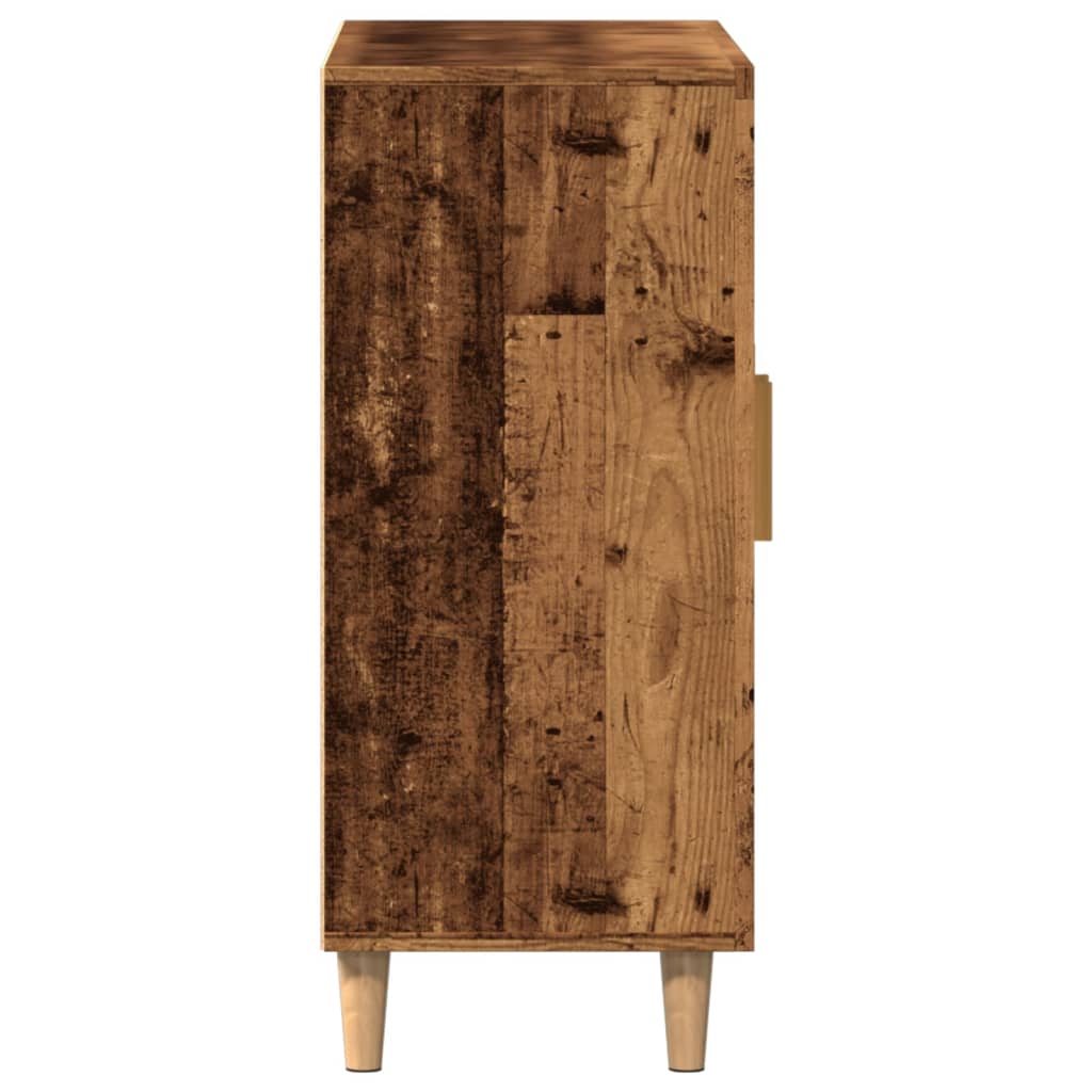 Buffet vieux bois 90x34x80 cm bois d'ingénierie - XIOS