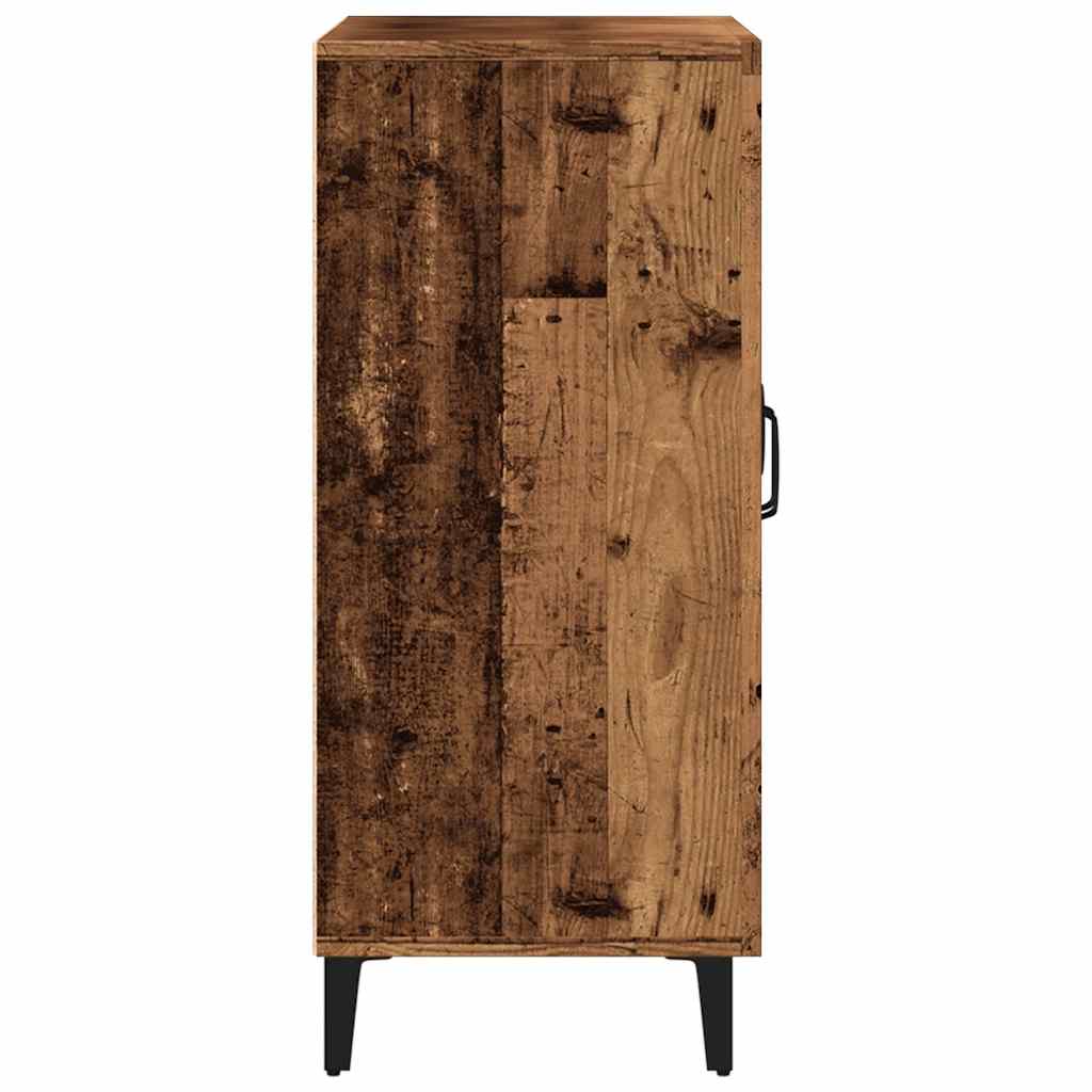 Buffet vieux bois 90x34x80 cm bois d'ingénierie - XIOS
