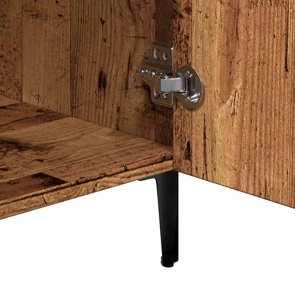 Buffet vieux bois 90x34x80 cm bois d'ingénierie - XIOS